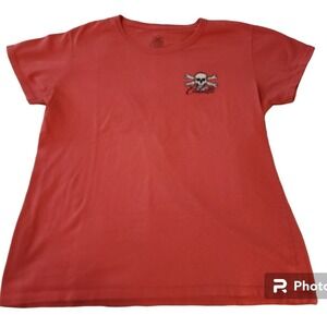 Calcutta Graphic T-Shirt Skull‎ Anchor Short Sleeve Tee Casual Top